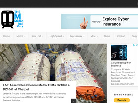 'themetrorailguy.com' screenshot