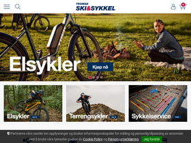 'tromsoskiogsykkel.no' screenshot