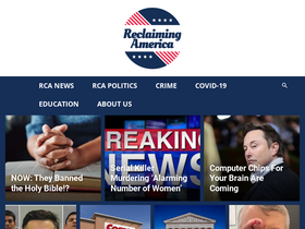 'reclaimingamerica.net' screenshot