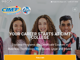 'cimtcollege.com' screenshot