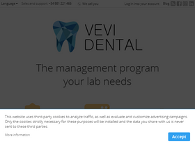 'vevidental.com' screenshot