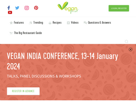 'veganfirst.com' screenshot