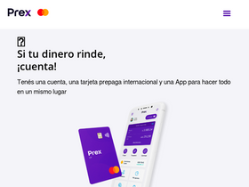 'prexcard.com' screenshot