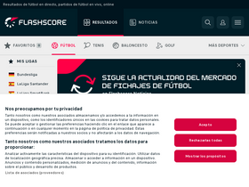 'flashscore.es' screenshot