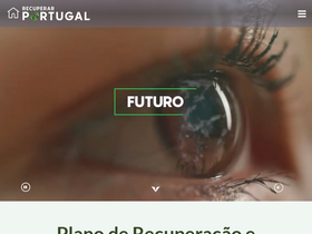 'recuperarportugal.gov.pt' screenshot