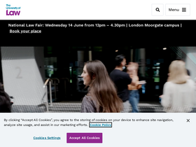 'law.ac.uk' screenshot