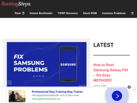 'rootingsteps.com' screenshot