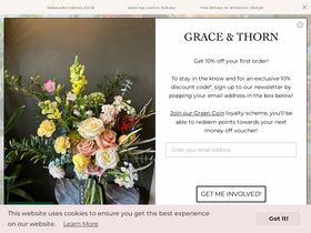 Grace & Thorn website screenshot