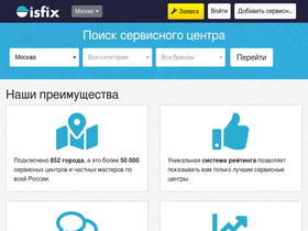 'isfix.ru' screenshot