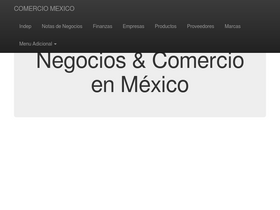 'comerciomexico.com' screenshot