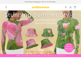 enlifenmentstore.com homepage screenshot