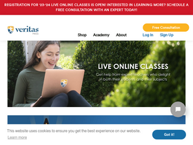 'veritaspress.com' screenshot