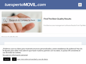 'tuexpertomovil.com' screenshot