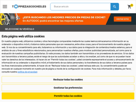 'toppiezascoches.es' screenshot
