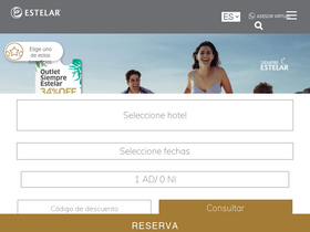 'hotelesestelar.com' screenshot