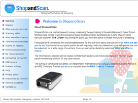 'shopandscan.com' screenshot