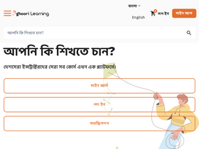 'ghoorilearning.com' screenshot