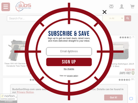 'budsgunshop.com' screenshot