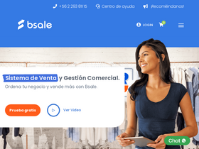 'bsale.cl' screenshot
