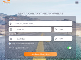 'rentcarla.com' screenshot