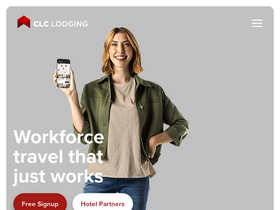 'clclodging.com' screenshot