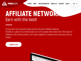 'fireads.org' screenshot