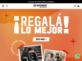 'wokerbysporting.com.ar' screenshot