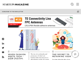 'startupsmagazine.co.uk' screenshot