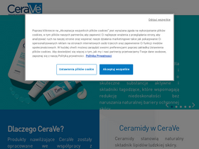 'cerave.pl' screenshot