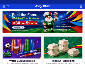 Jollychef homepage screenshot