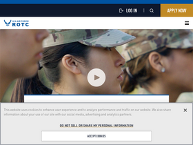 'afrotc.com' screenshot