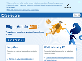 'selectra.es' screenshot