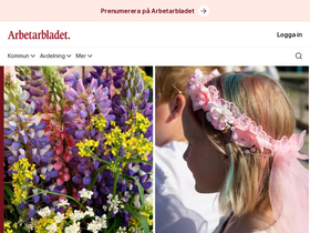 'arbetarbladet.se' screenshot