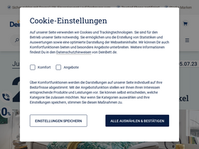 'deinbett.de' screenshot
