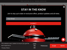 'kamadojoe.com' screenshot