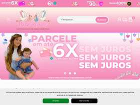 minhainfanciabebesreborns.com.br homepage screenshot