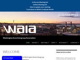 'aa-dc.org' screenshot