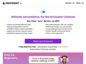 'graydient.ai' screenshot