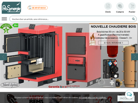 'prosynergie.fr' screenshot