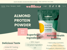 wellious.co homepage screenshot