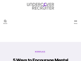 'theundercoverrecruiter.com' screenshot