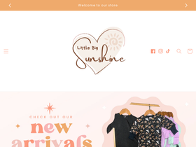 Little Big Sunshine homepage screenshot