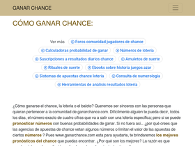 'ganarchance.com' screenshot