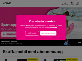 'comviq.se' screenshot