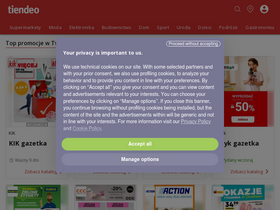 'tiendeo.pl' screenshot