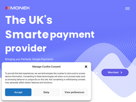 'monek.com' screenshot