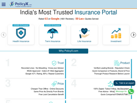 'policyx.com' screenshot