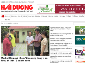 'baohaiduong.vn' screenshot
