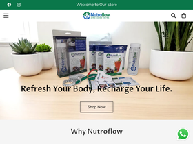 nutroflow.com homepage screenshot
