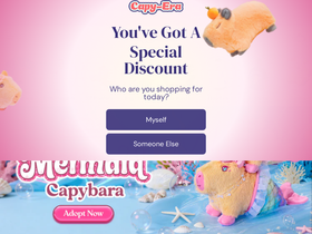 Capyera homepage screenshot